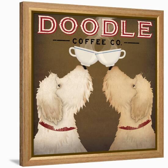 Doodle Coffee Double II-Ryan Fowler-Framed Stretched Canvas