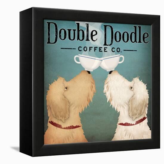 Doodle Coffee Double III-Ryan Fowler-Framed Stretched Canvas