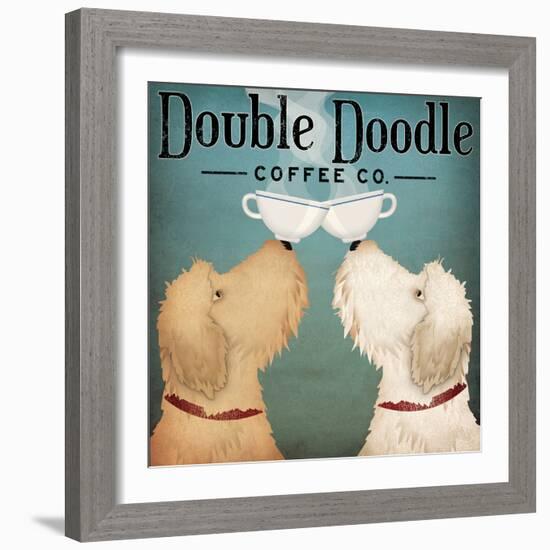 Doodle Coffee Double III-Ryan Fowler-Framed Art Print