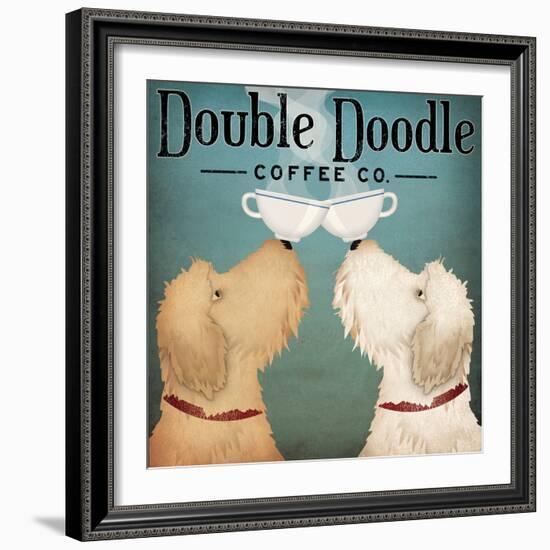 Doodle Coffee Double III-Ryan Fowler-Framed Art Print