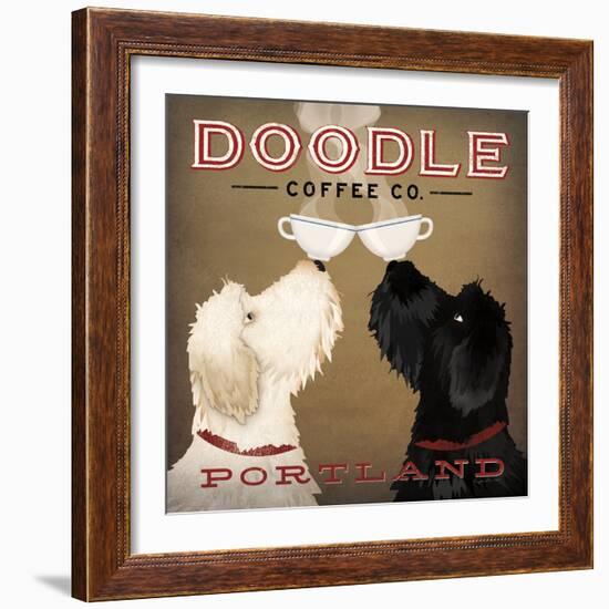 Doodle Coffee Double IV Portland-Ryan Fowler-Framed Art Print