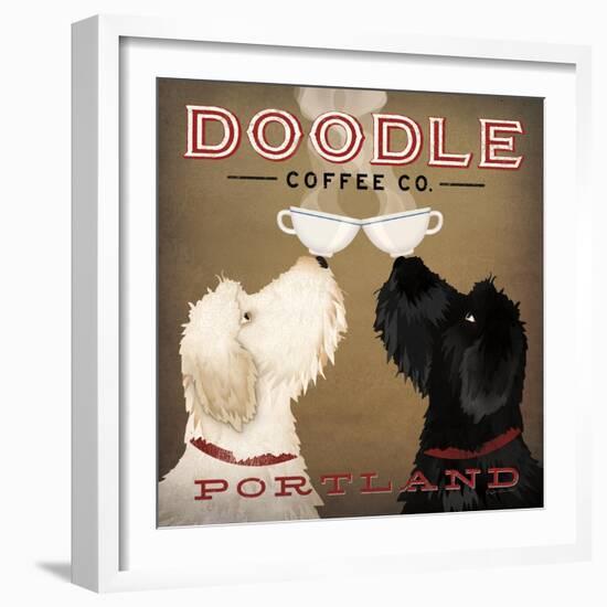 Doodle Coffee Double IV Portland-Ryan Fowler-Framed Art Print