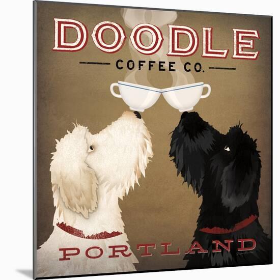 Doodle Coffee Double IV Portland-Ryan Fowler-Mounted Art Print