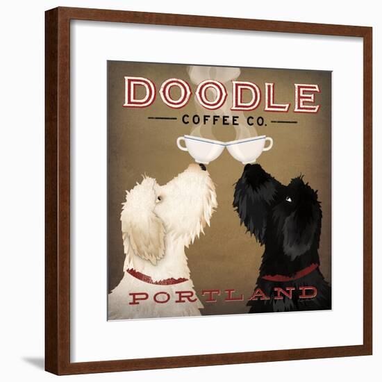 Doodle Coffee Double IV Portland-Ryan Fowler-Framed Premium Giclee Print
