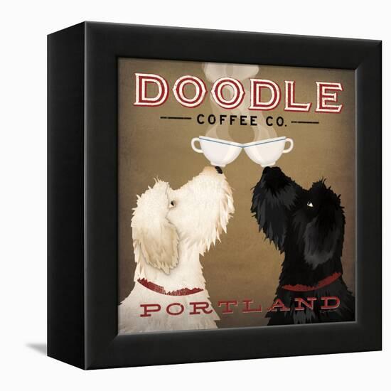 Doodle Coffee Double IV Portland-Ryan Fowler-Framed Stretched Canvas