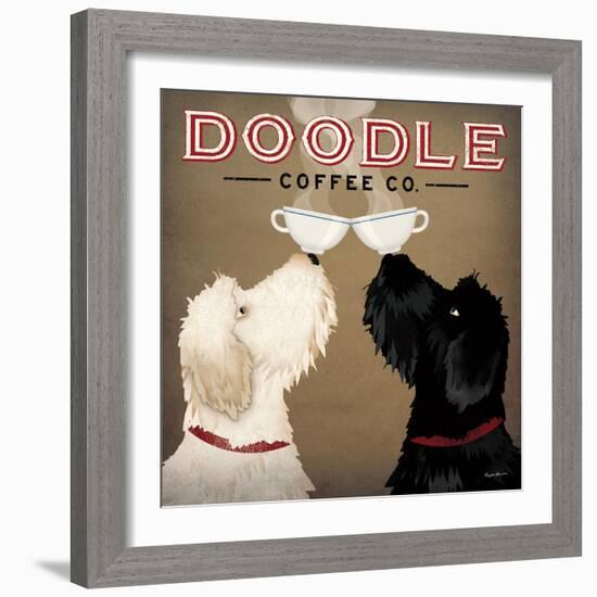 Doodle Coffee Double IV-Ryan Fowler-Framed Art Print