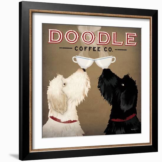 Doodle Coffee Double IV-Ryan Fowler-Framed Art Print