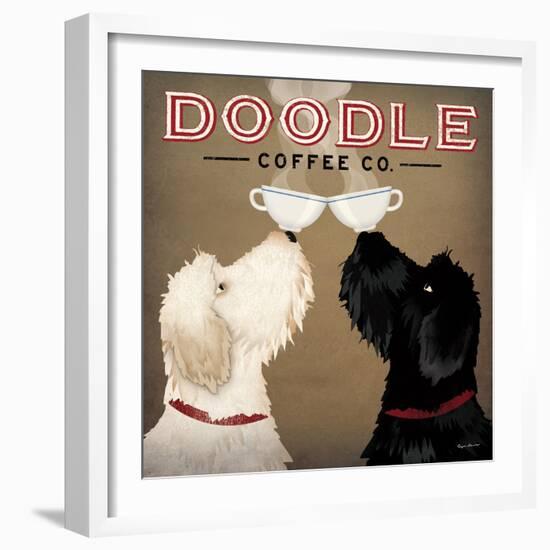 Doodle Coffee Double IV-Ryan Fowler-Framed Art Print