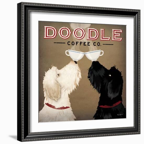 Doodle Coffee Double IV-Ryan Fowler-Framed Art Print