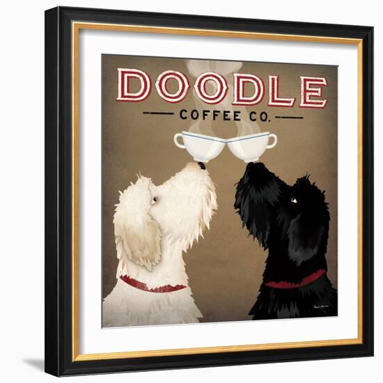 Doodle Coffee Double IV-Ryan Fowler-Framed Art Print