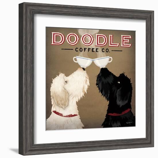 Doodle Coffee Double IV-Ryan Fowler-Framed Art Print