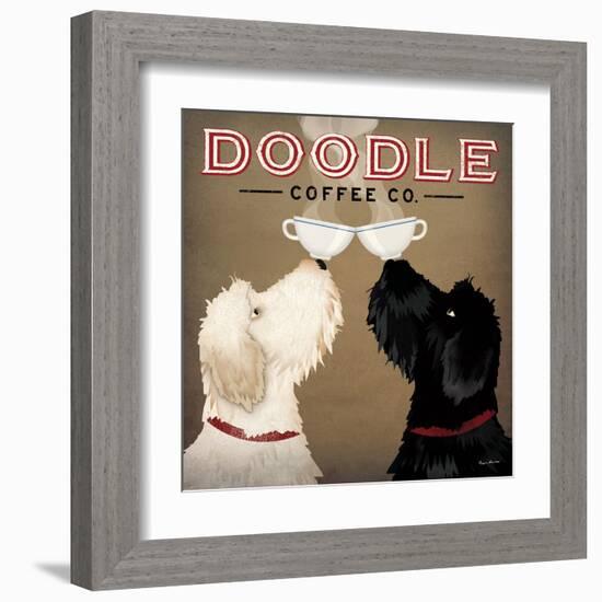 Doodle Coffee Double IV-Ryan Fowler-Framed Art Print