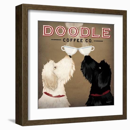 Doodle Coffee Double IV-Ryan Fowler-Framed Art Print