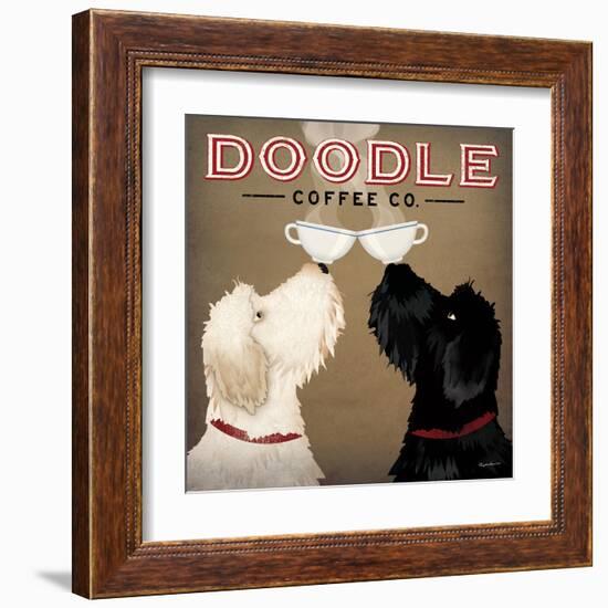 Doodle Coffee Double IV-Ryan Fowler-Framed Art Print