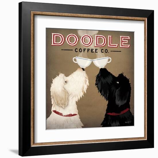 Doodle Coffee Double IV-Ryan Fowler-Framed Art Print