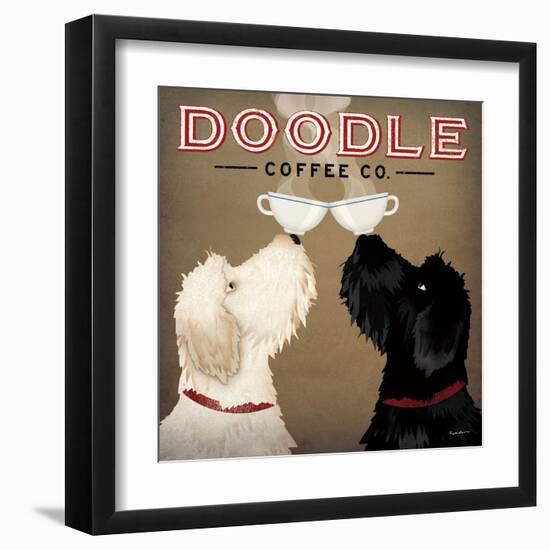 Doodle Coffee Double IV-Ryan Fowler-Framed Art Print