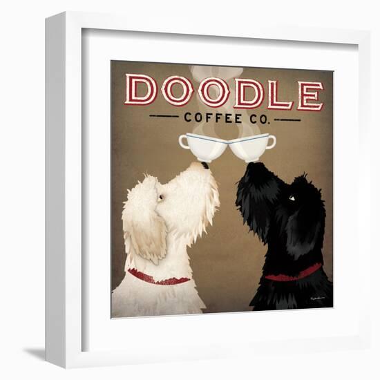 Doodle Coffee Double IV-Ryan Fowler-Framed Art Print