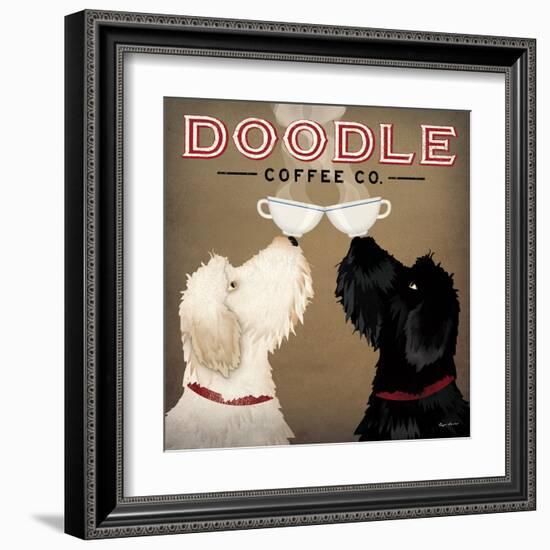 Doodle Coffee Double IV-Ryan Fowler-Framed Art Print