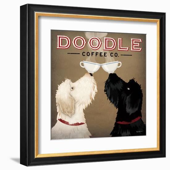 Doodle Coffee Double IV-Ryan Fowler-Framed Art Print