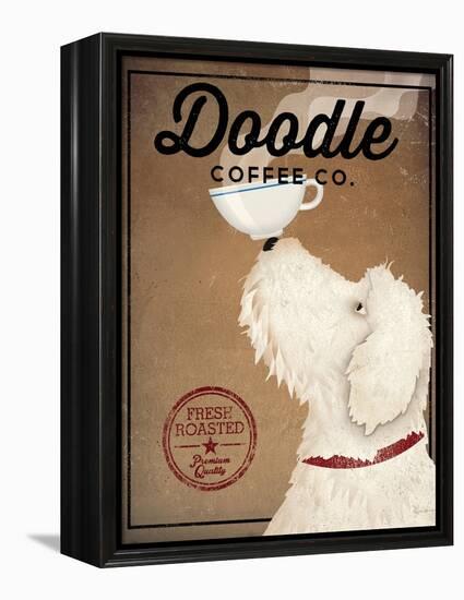 Doodle Coffee-Ryan Fowler-Framed Stretched Canvas