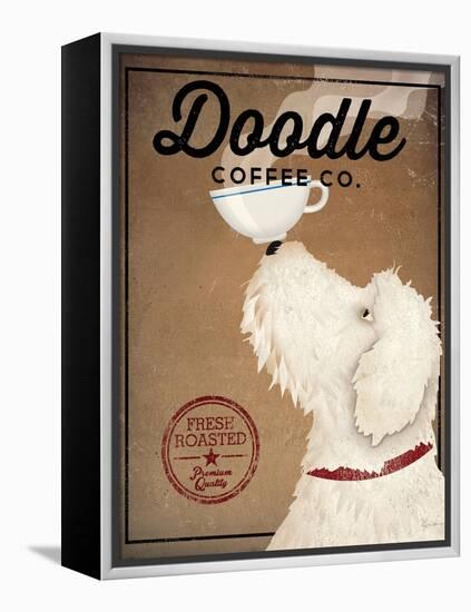 Doodle Coffee-Ryan Fowler-Framed Stretched Canvas