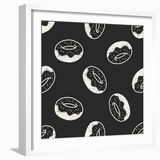 Doodle Donuts-hchjjl-Framed Premium Giclee Print