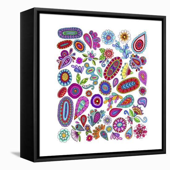 Doodle Salad-Hello Angel-Framed Premier Image Canvas