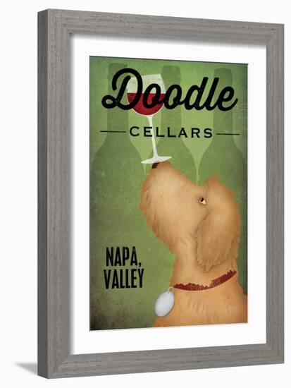 Doodle Wine II-Ryan Fowler-Framed Premium Giclee Print