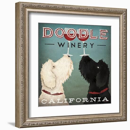 Doodle Wine-Ryan Fowler-Framed Art Print