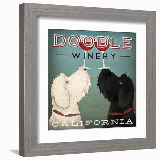 Doodle Wine-Ryan Fowler-Framed Art Print