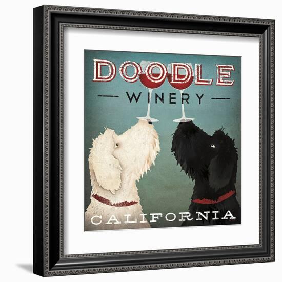 Doodle Wine-Ryan Fowler-Framed Art Print