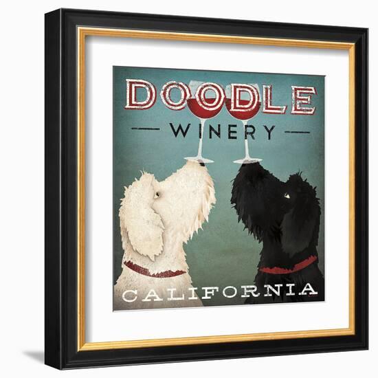 Doodle Wine-Ryan Fowler-Framed Art Print