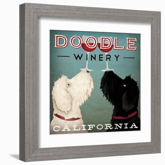 Doodle Wine-Ryan Fowler-Framed Art Print