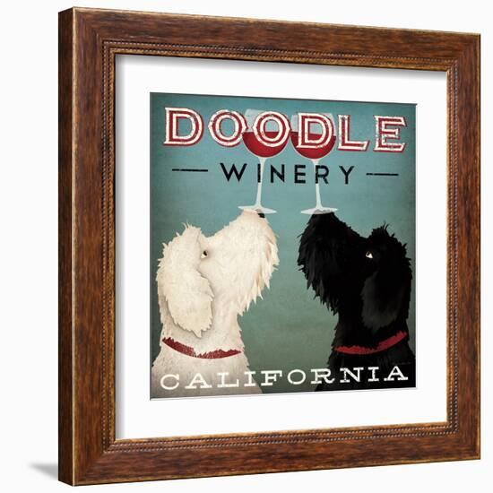 Doodle Wine-Ryan Fowler-Framed Art Print