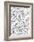 Doodles II-Hello Angel-Framed Giclee Print