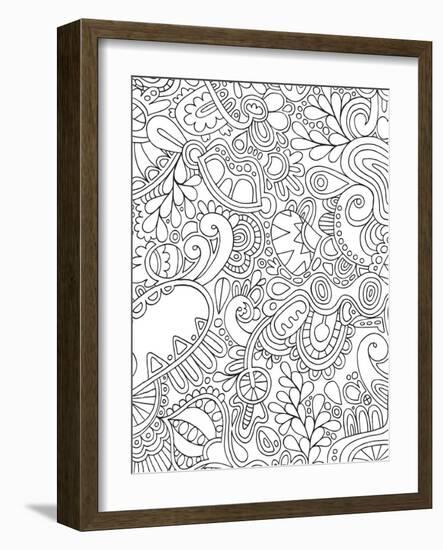 Doodles II-Hello Angel-Framed Giclee Print