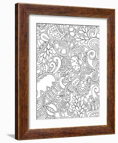 Doodles II-Hello Angel-Framed Giclee Print