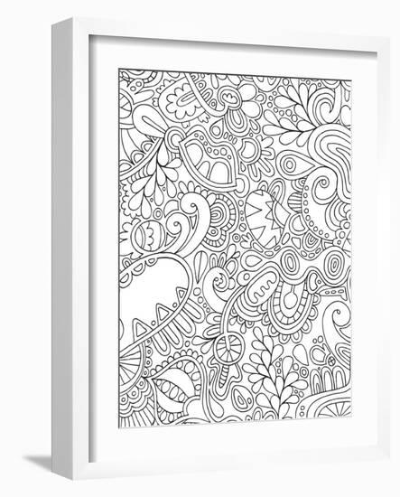 Doodles II-Hello Angel-Framed Giclee Print