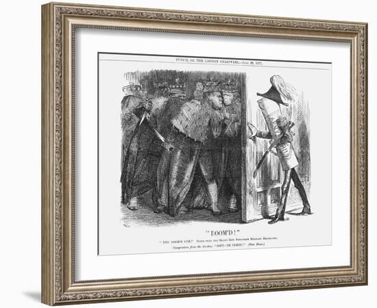 Doom'D!, 1871-John Tenniel-Framed Giclee Print