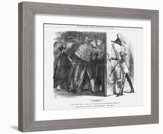 Doom'D!, 1871-John Tenniel-Framed Giclee Print