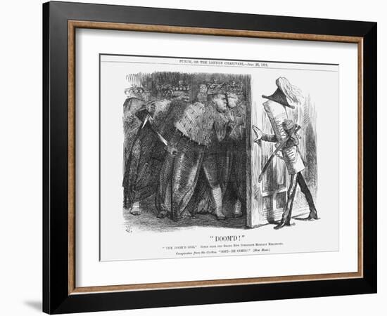 Doom'D!, 1871-John Tenniel-Framed Giclee Print