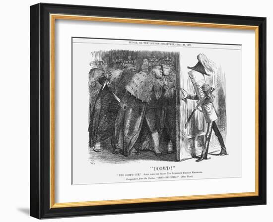 Doom'D!, 1871-John Tenniel-Framed Giclee Print