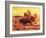 Doomed - Indian Hunting Buffalo-Charles Shreyvogel-Framed Art Print