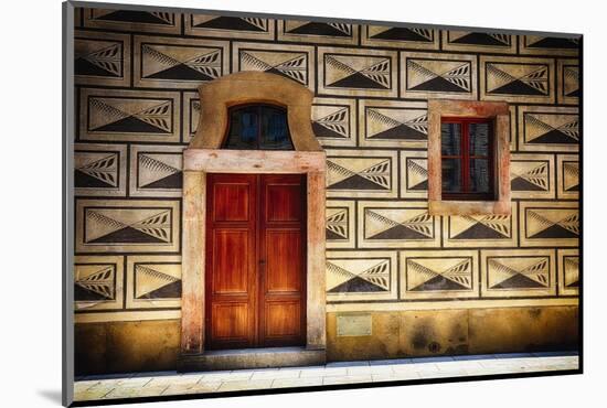 Door And Window In Prague Castle-George Oze-Mounted Photographic Print