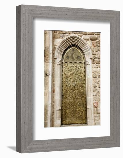 Door Detail at Old Jaffa, Tel Aviv, Israel, Middle East-Yadid Levy-Framed Photographic Print