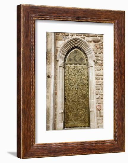 Door Detail at Old Jaffa, Tel Aviv, Israel, Middle East-Yadid Levy-Framed Photographic Print