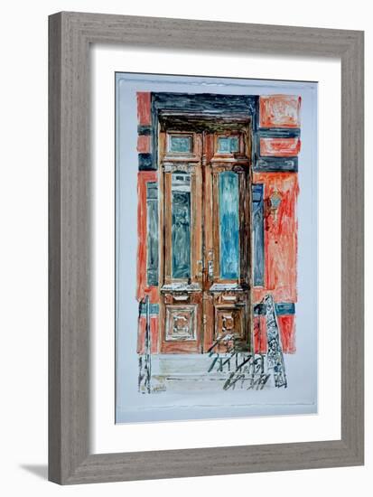 Door, East Village,1998-Anthony Butera-Framed Giclee Print