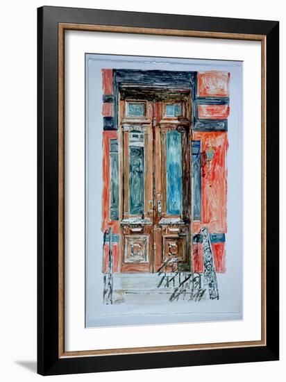 Door, East Village,1998-Anthony Butera-Framed Giclee Print