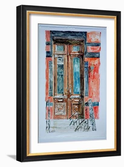 Door, East Village,1998-Anthony Butera-Framed Giclee Print