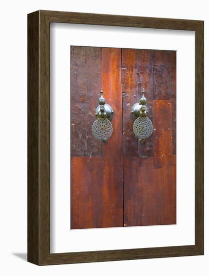 Door, Fez, Morocco, North Africa, Africa-Neil Farrin-Framed Photographic Print
